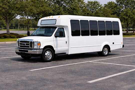 20-passenger minibus available for charter in Spartanburg, SC